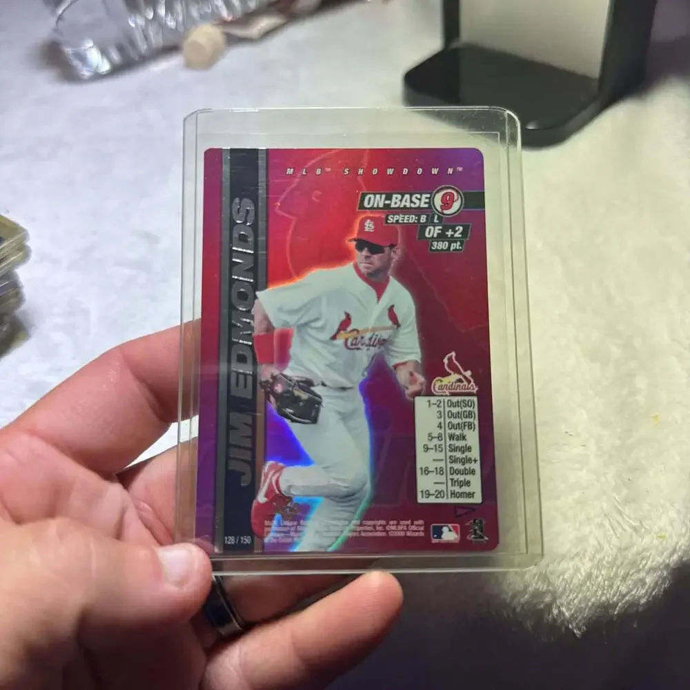 Jim Edmonds MLB Showdown 1st edition St Louis Cardinals